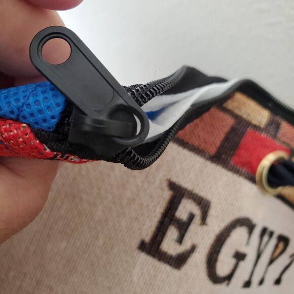 Egyptian King Tut tote Bag 14”x16" Egypt Pyramids Sphinx Tote Bag - Picture 14 of 14